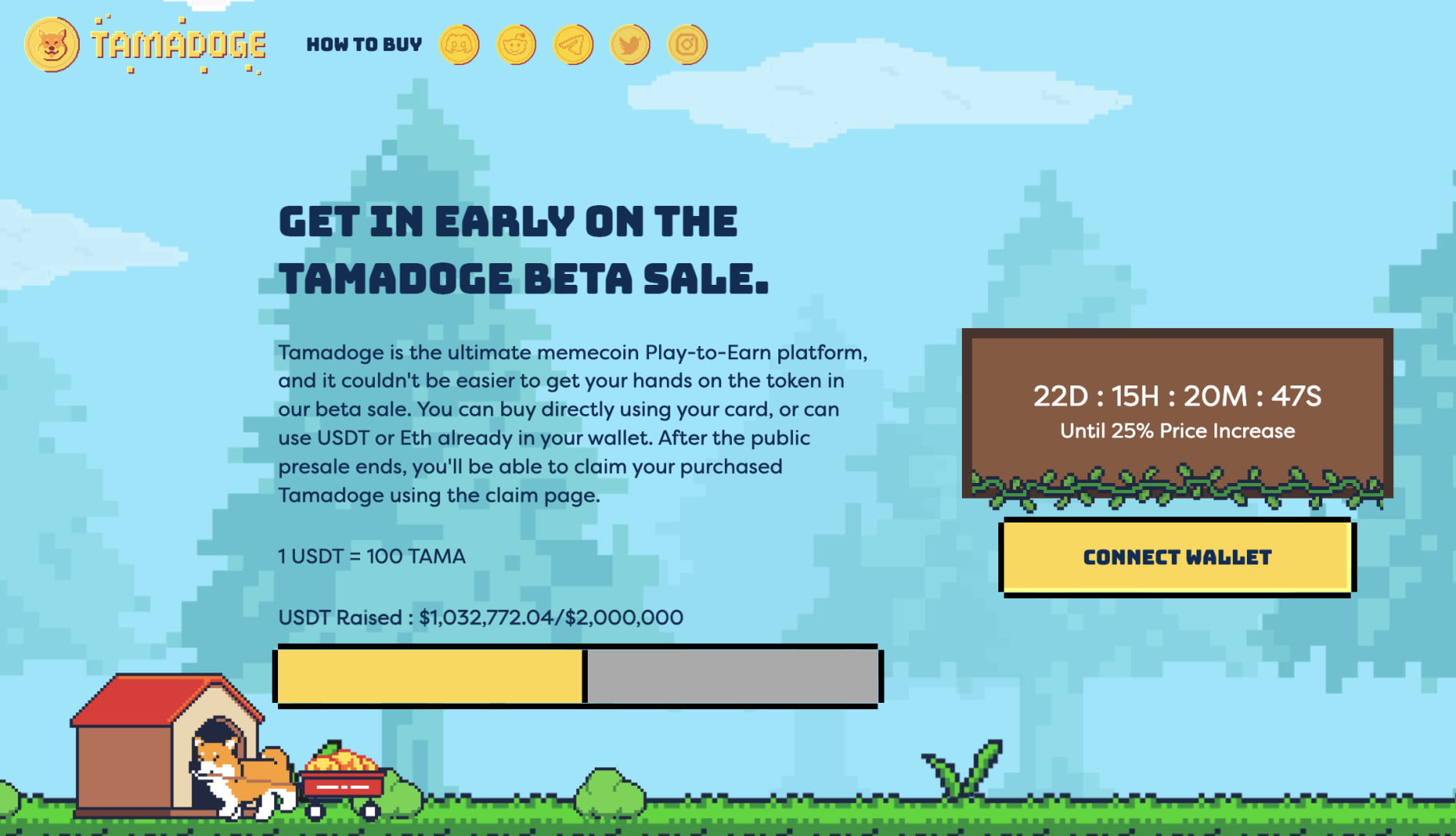 Metaverse Memecoin Tamadoge Raises $1 Million Midway Through Its Beta Sale