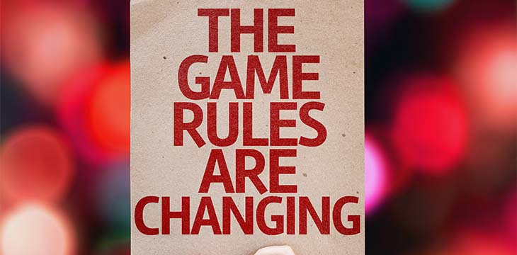 The Game Rules Are Changing Card — Photo