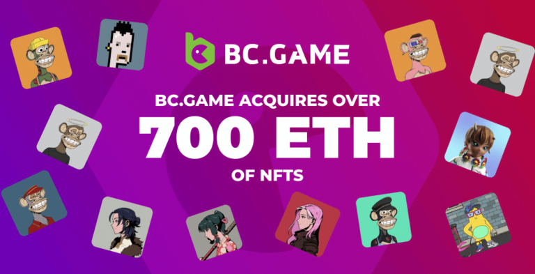 BC.GAME invests 700 ETH in NFTs for a better Metaverse