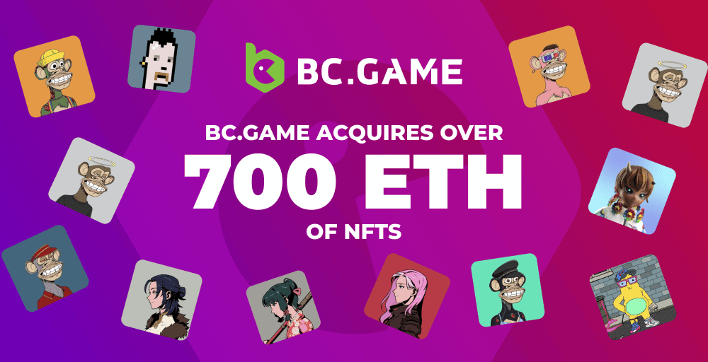 Bc.game Invests 700 Eth In Nfts For A Better Metaverse