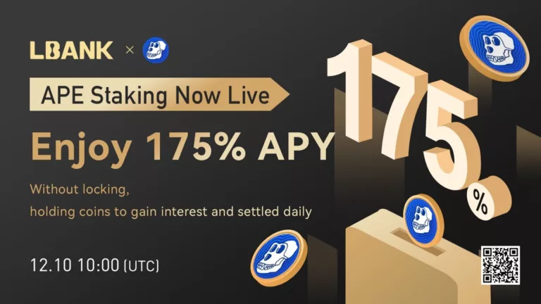 Earn 175% Apr Through Apecoin (Ape) Staking On Lbank Exchange – Press Release Bitcoin News