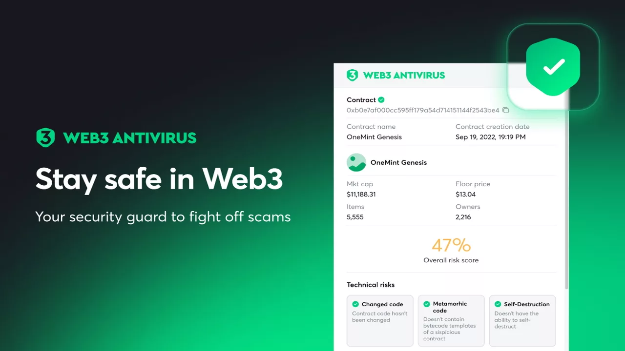 Web3 Antivirus Is Now On Guard Of Your Digital Assets – Press Release Bitcoin News