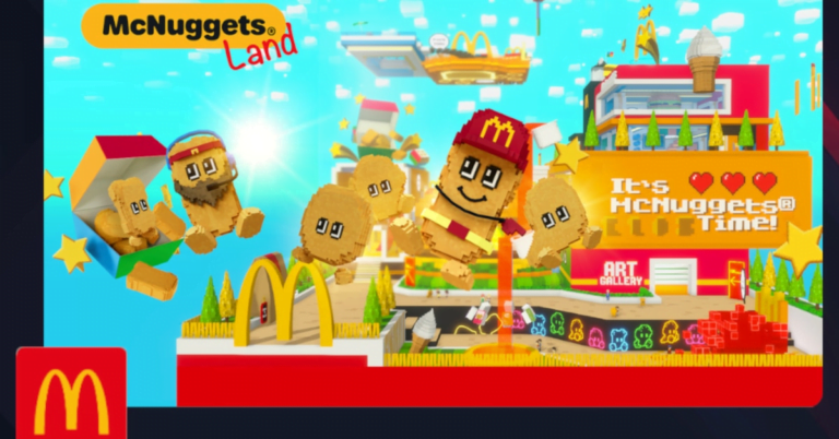 Mcdonald’s Opens Mcnuggets Land In Metaverse Platform The Sandbox