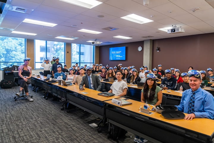 Classroom Full Of Students And Instructors