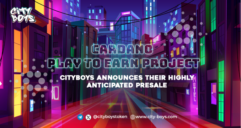 As Cardano Price Surges, A New Metaverse Project Cityboys Announces Their Highly Anticipated Presale