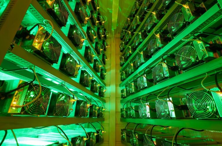 The Inside Of A Giant Crypto Mining Computer