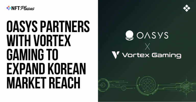 Oasys Partners With Vortex Gaming, Expands Korean Market Reach