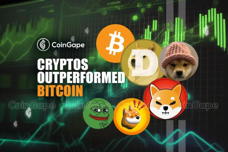 10 Top Cryptos Which Outperformed Bitcoin This Year | Coingape