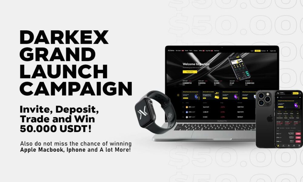 Darkex launches crypto trading platform with unmatched security, innovation, and institutional services