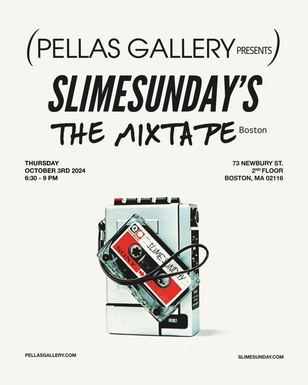 Slimesunday Unveils &Quot;The Mixtape&Quot; At Pellas Gallery In Boston: A Nostalgic And Bold Fusion Of Art And Censorship | Nft Culture | Nft News | Web3 Culture