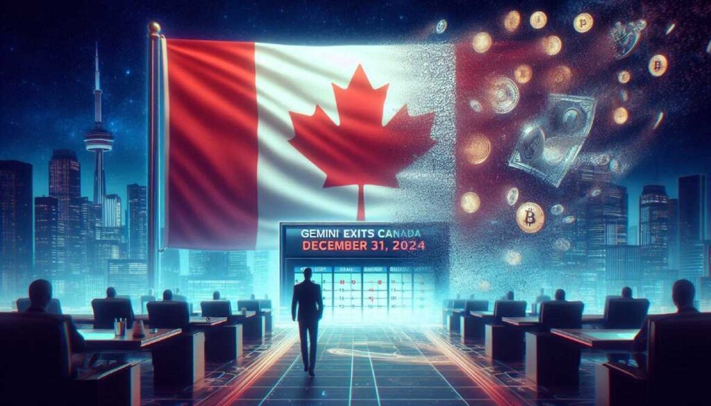 Gemini Exits Canada