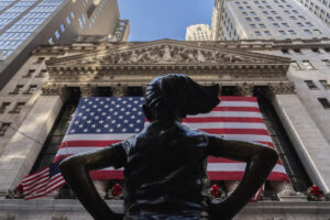 Stock market today: Wall Street drifts as bitcoin jumps to another record