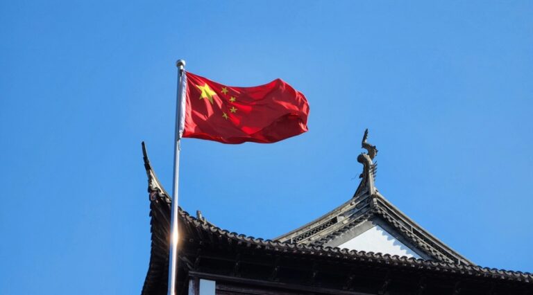 A flag of China; Photo: Unsplash