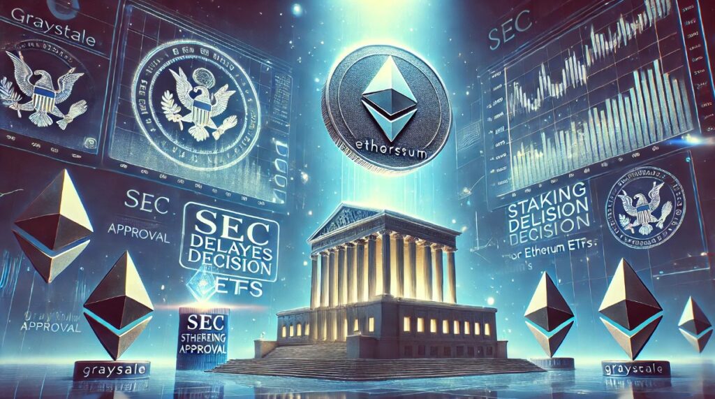 SEC Postpones Decision on Staking for Grayscale's Ethereum ETFs | Bitcoinist.com 1 Ethereum